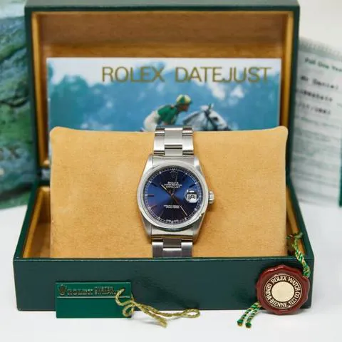 Rolex Datejust 36 16200 36mm Stainless steel Blue