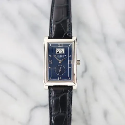 A. Lange & Söhne Cabaret 107.027 36.3mm White gold Blue