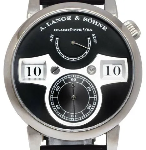 A. Lange & Söhne Lange Zeitwerk 140.029 42mm White gold Black