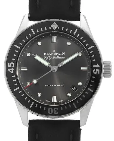 Blancpain Fifty Fathoms 5100B-1110-B52A 38mm Stainless steel Gray meteor