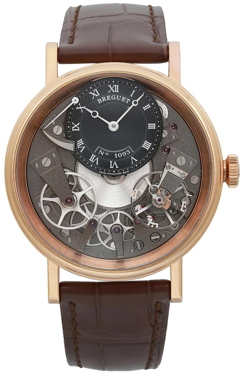 Breguet Tradition 7057br/g9/9w6 40mm Rose gold Black