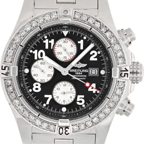 Breitling Avenger A13370 50mm Stainless steel Black