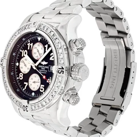 Breitling Avenger A13370 50mm Stainless steel Black 1