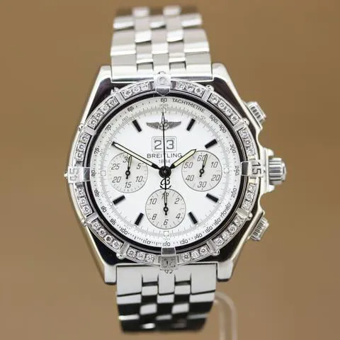 Breitling Crosswind Special A44355 44mm Stainless steel White