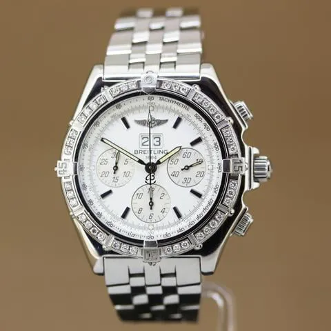 Breitling Crosswind Special A44355 44mm Stainless steel White 1