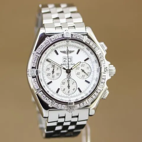 Breitling Crosswind Special A44355 44mm Stainless steel White 2