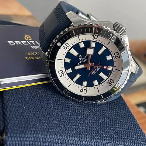 Breitling Superocean A17376211C1S1 44mm Stainless steel Blue