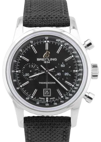 Breitling Transocean A41310 38mm Stainless steel Black