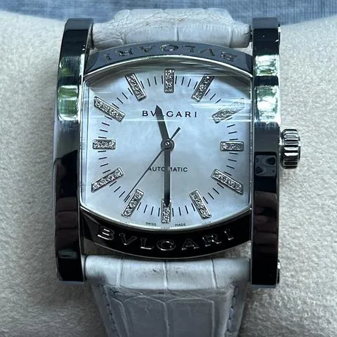 Bulgari Assioma AA44S 35mm Stainless steel Mother-of-pearl