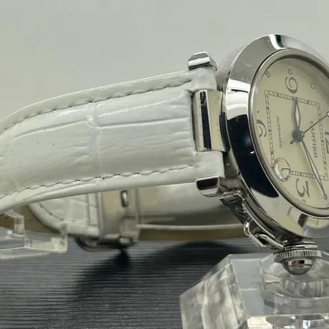 Cartier Pasha C 2324 35mm Stainless steel White 5