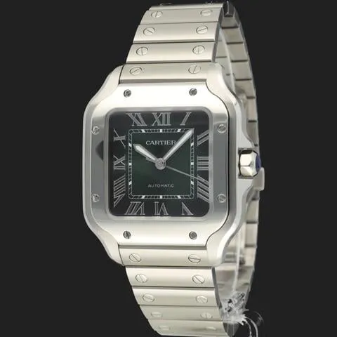 Cartier Santos WSSA0061 35mm Stainless steel Green