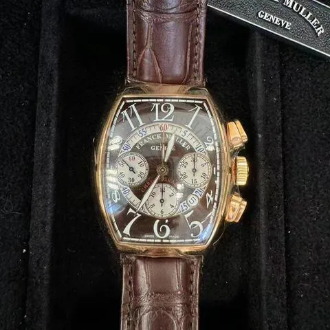 Franck Muller Cintree Curvex 8880 CC AT 39mm Rose gold White