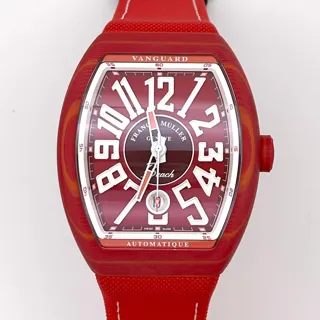 Franck Muller Vanguard V41 SC DT BEACH GF RGF RG BC Plastic Composite Red