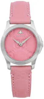 Gucci G-Timeless YA126578 Stainless steel Pink