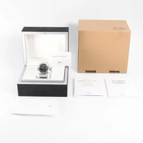 IWC Ingenieur Dual Time IW324402 43mm Stainless steel Black 9