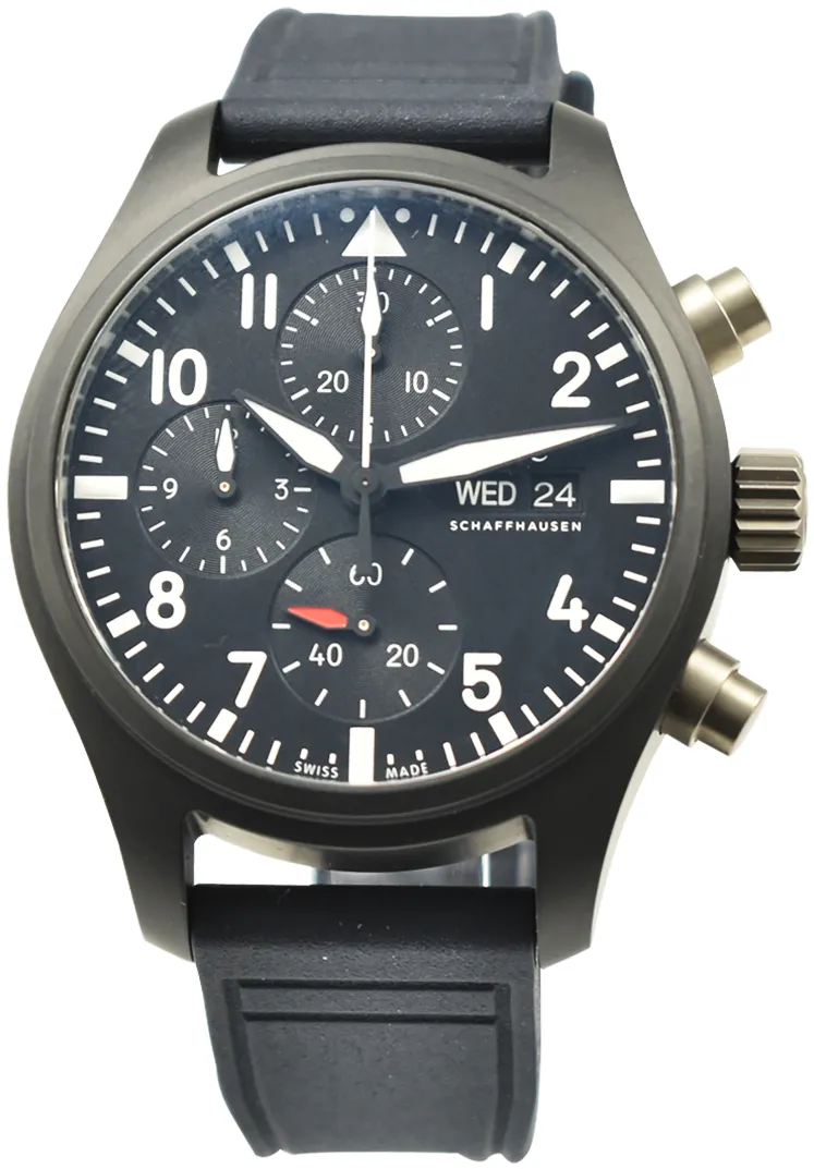 IWC Pilot Chronograph Top Gun IW389401 42mm Ceramic Black