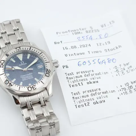 Omega Seamaster Diver 300M 2554.80 36mm Stainless steel Blue 2