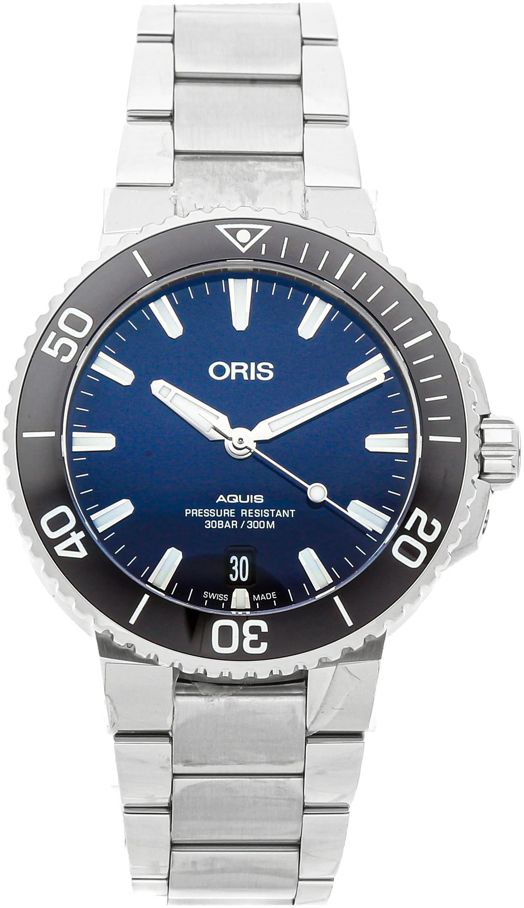 Oris Aquis 01 733 7732 4135-07 8 21 05PEB 38mm Stainless steel Blue