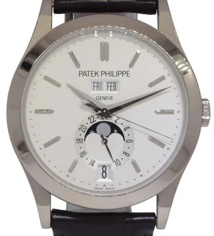 Patek Philippe Annual Calendar 5396G 38mm White gold Silver 1