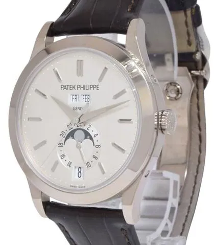 Patek Philippe Annual Calendar 5396G 38mm White gold Silver 11