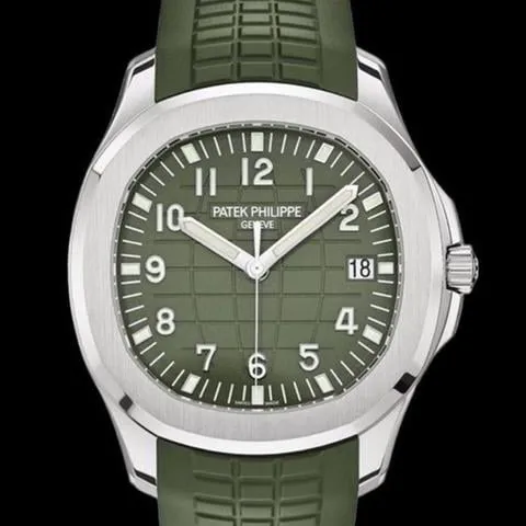 Patek Philippe Aquanaut 5168G-010 White gold Green