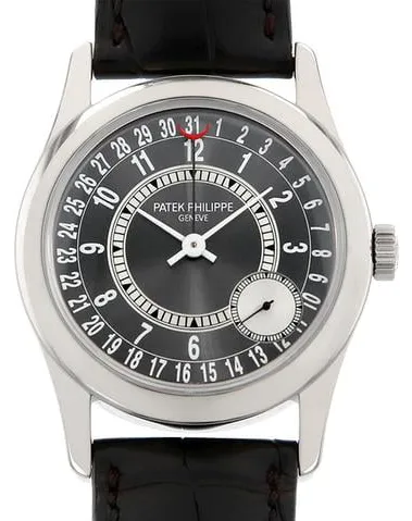 Patek Philippe Calatrava 6000G-010 37mm White gold Gray