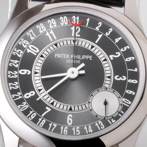 Patek Philippe Calatrava 6000G-010 37mm White gold Gray 5