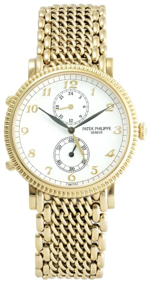 Patek Philippe Travel Time 5034/1J-001 34mm Yellow gold White 1