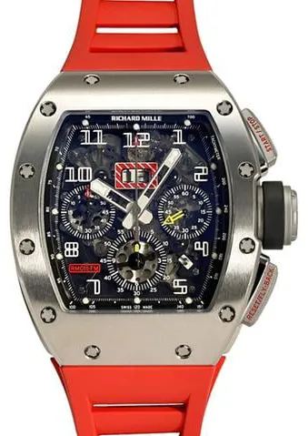 Richard Mille RM 011 RM011AJ 50mm White gold Skeletonized