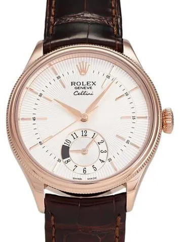 Rolex Cellini 50525 39mm Rose gold Silver