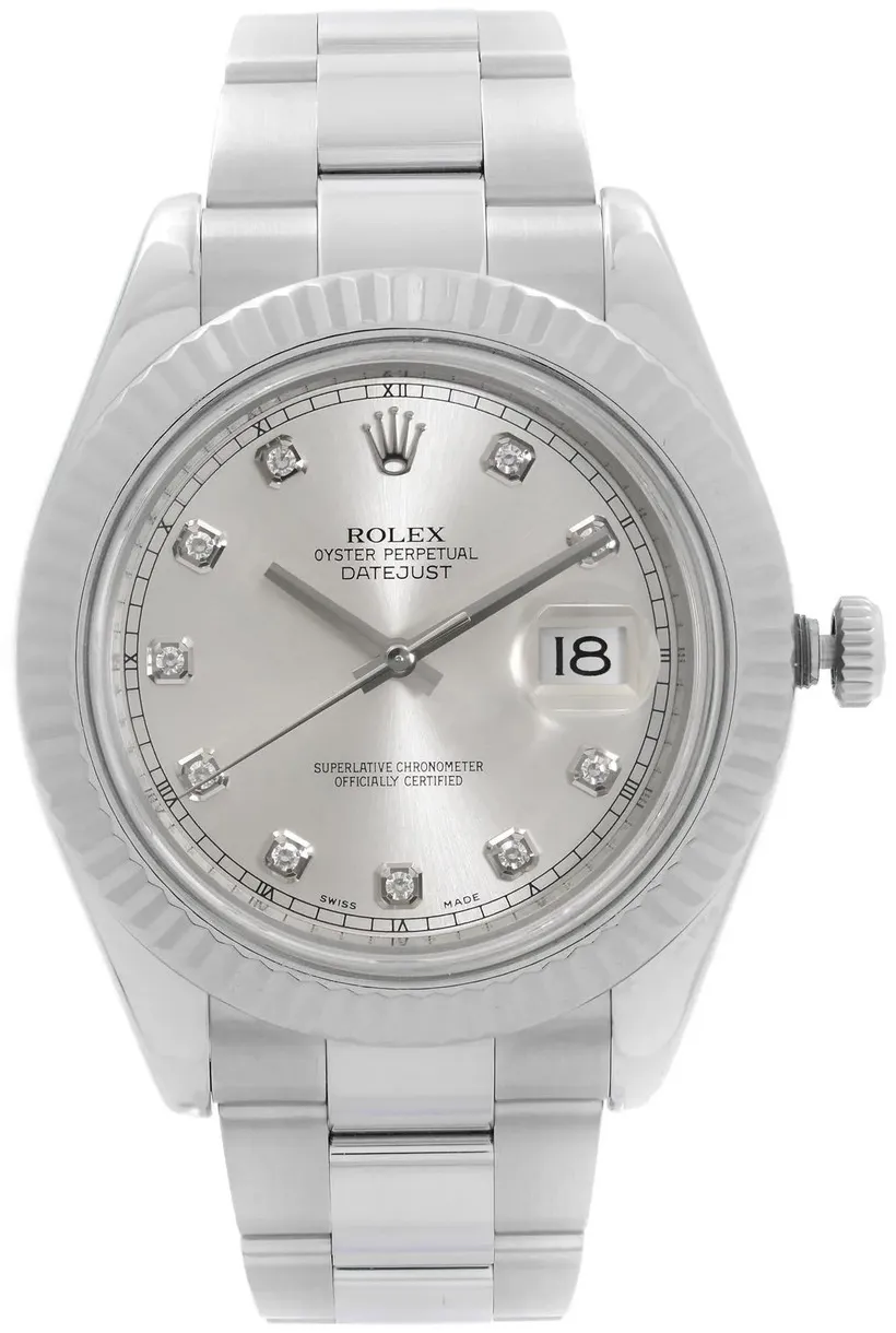 Rolex Datejust II 116334 41mm Stainless steel Silver