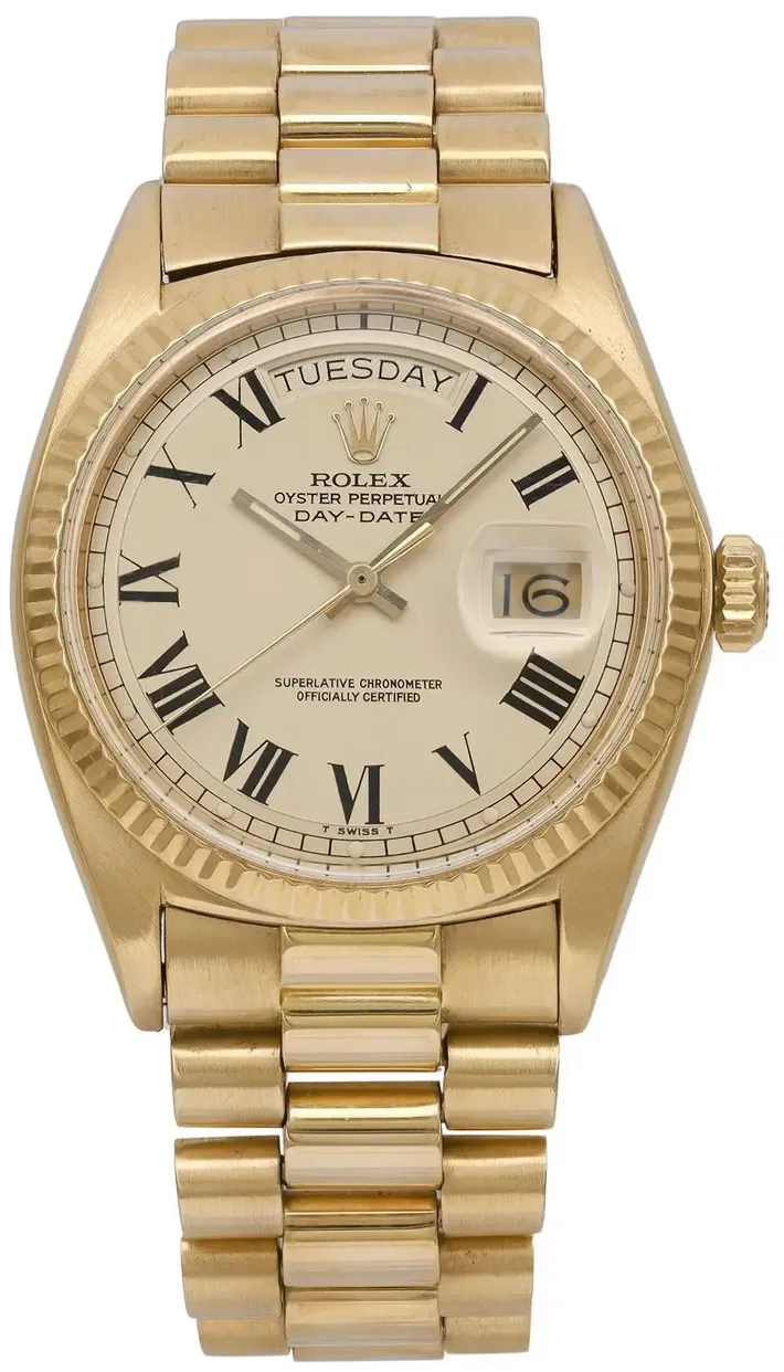 Rolex Day-Date 36 1803 36mm Yellow gold Champagne