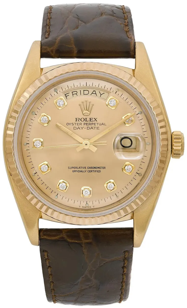 Rolex Day-Date 36 1803 36mm Yellow gold Champagne