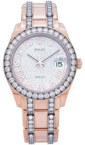 Rolex Pearlmaster 86285DRPM 39mm Rose gold