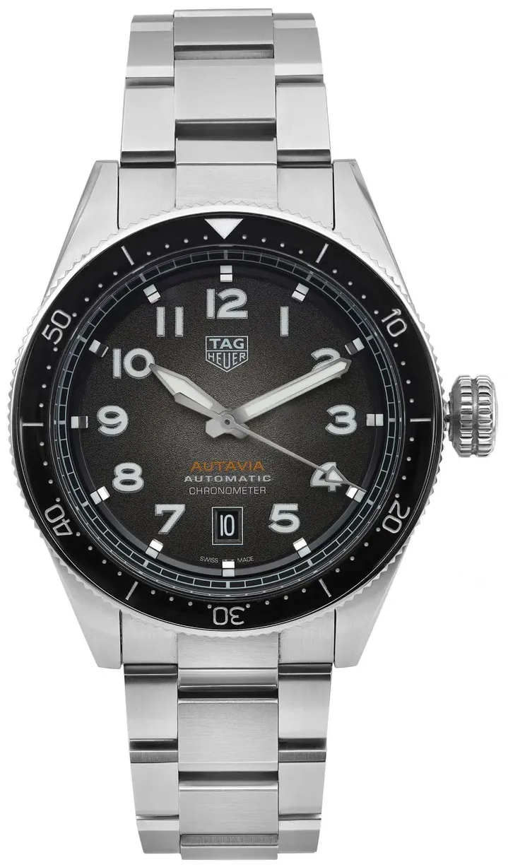 TAG Heuer Autavia WBE5114.EB0173 42mm Stainless steel Black