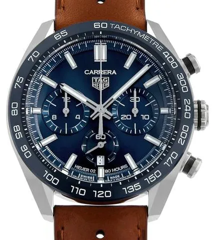 TAG Heuer Carrera CBN2A1A.FC6537 44mm Stainless steel Brown