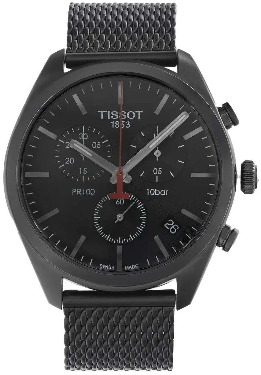 Tissot PR 100 T101.417.33.051.00 41mm Stainless steel Black