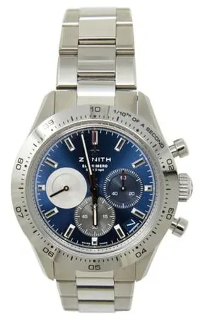 Zenith Chronomaster Sport 03.3114.3600 41mm Stainless steel Blue 1