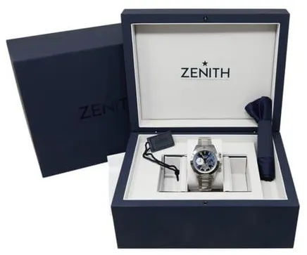 Zenith Chronomaster Sport 03.3114.3600 41mm Stainless steel Blue 2