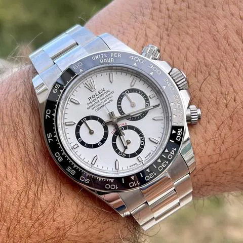 Rolex Daytona 126500LN 40mm Stainless steel White