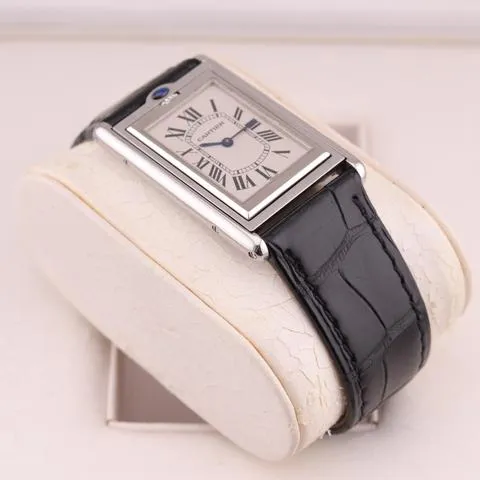 Cartier Tank 2390 25mm Stainless steel White 2