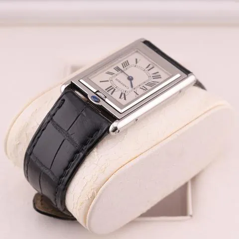 Cartier Tank 2390 25mm Stainless steel White 3