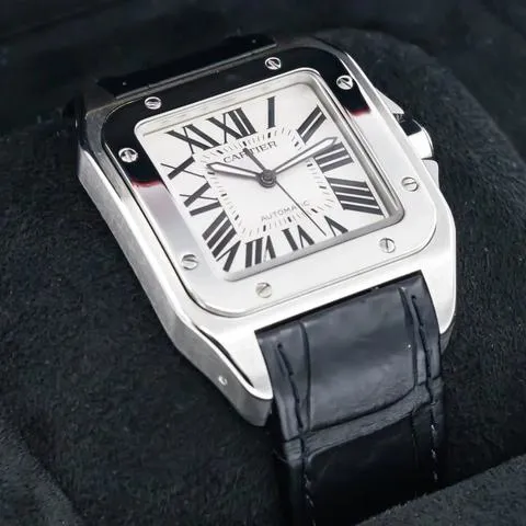 Cartier Santos 100 2656 41mm Stainless steel White 6