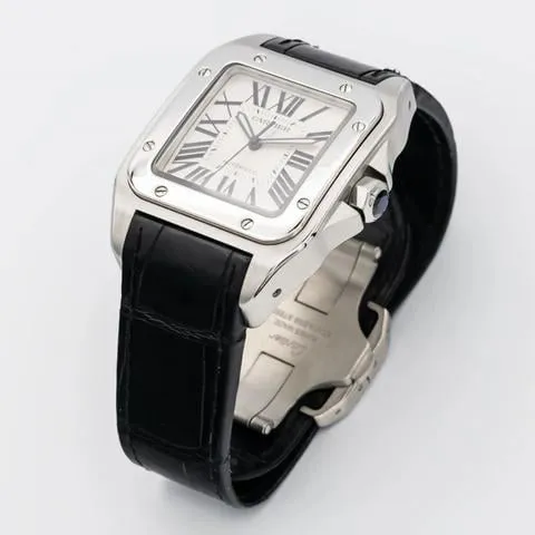 Cartier Santos 100 2656 41mm Stainless steel White 10