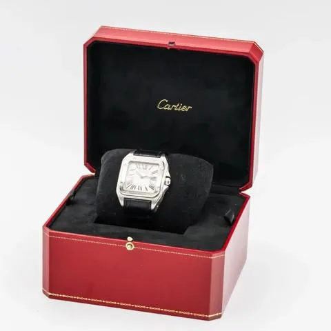 Cartier Santos 100 2656 41mm Stainless steel White 11