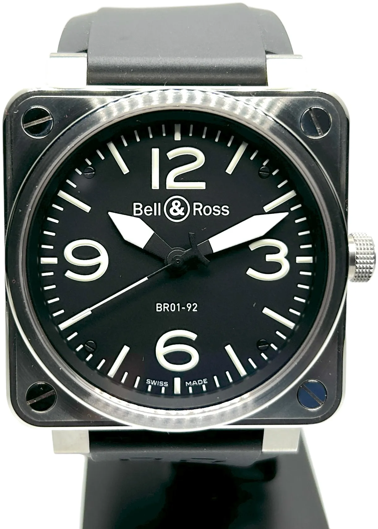 Bell & Ross BR 01-92 BR 01-92 46mm Stainless steel Black Quarter Arabic