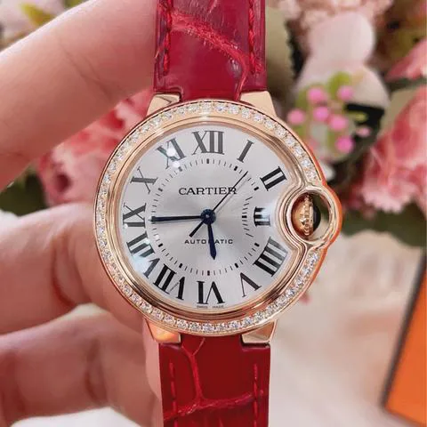 Cartier Ballon Bleu 33mm WJBB0033 33mm Rose gold Silver