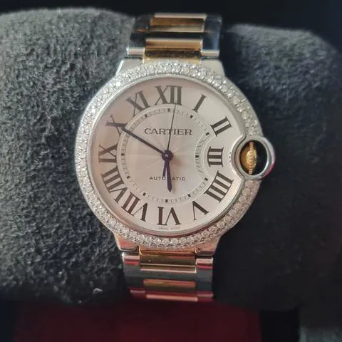 Cartier Ballon Bleu 36mm W2BB0012 36mm Yellow gold and Stainless steel Silver