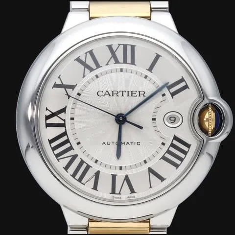 Cartier Ballon Bleu 42mm W69009Z3 42mm Yellow gold and Stainless steel Silver