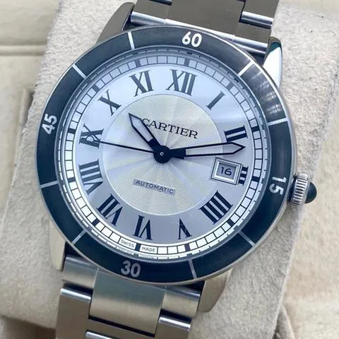 Cartier Ronde Croisière de Cartier 3886 42mm Stainless steel Silver